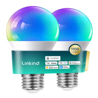 Linkind Matter Smart RGBTW Light Bulb A19 - 1100lm