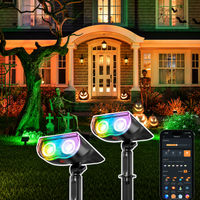 Linkind SL5C Smart Outdoor Solar Spotlight (150lm, App&Voice Control, 16 Million Color, IP67 Waterproof)