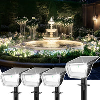 Linkind SP004 Outdoor Solar Spotlights (800lm, 60LEDs, 110° Beam angle, IP67 Waterproof)