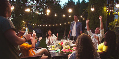 outdoor party lighting ideas