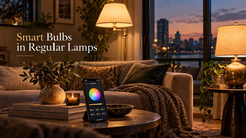 Smart bulbs in regular vintage lamps