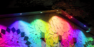 smart rainbow led permanent outdoor lights