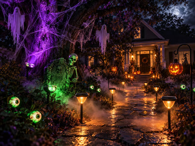 solar halloween lights