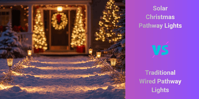solar vs wired christmas lights