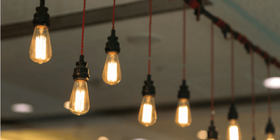 vintage hanging lights