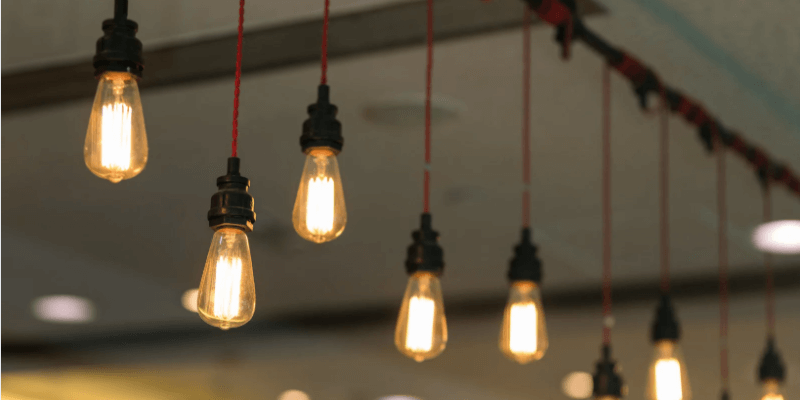 vintage hanging lights