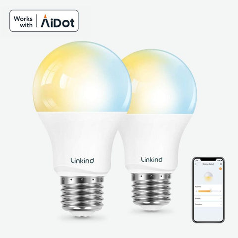 Linkind A19 CCT Smart LED Light Bulbs - Tunable White