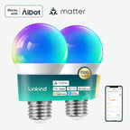 Linkind Matter Smart RGBTW Bulb - 1100 lumens