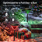 Linkind SP6 Smart Solar Pathway Lights,Engineered for Long-Term Outdoor Performance(5 Built-in Light Patterns, App&Voice Control, 16 Million Color)