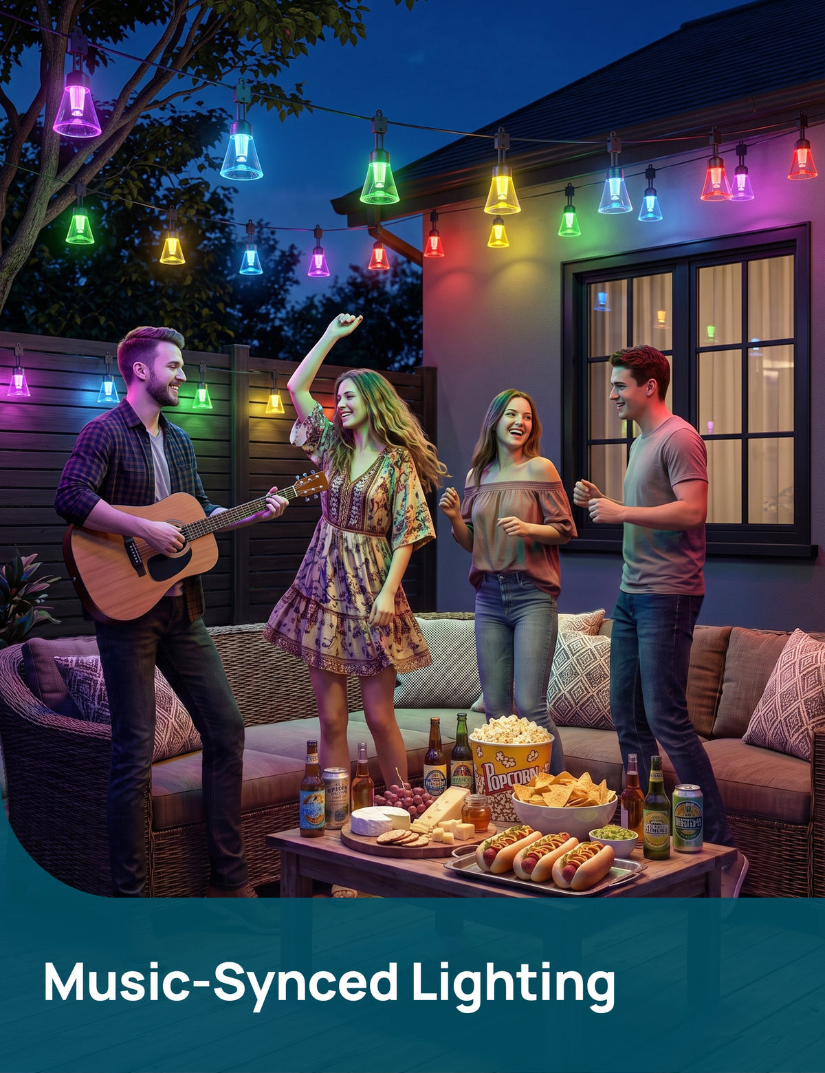 【Linkind Aura Smart Outdoor String Lights ST6PL】