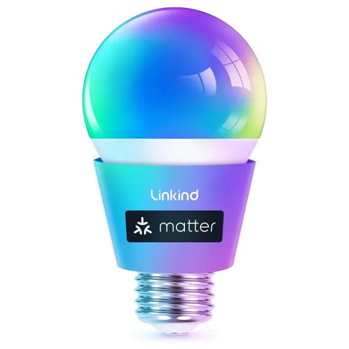 Linkind Matter Smart RGBTW Bulb - A19 Smart Light Bulbs
