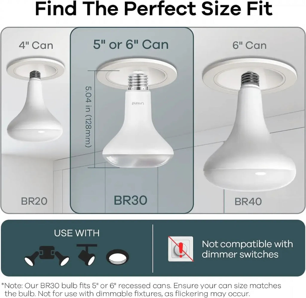 Linkind BR30 Smart Wi-Fi Light Bulbs