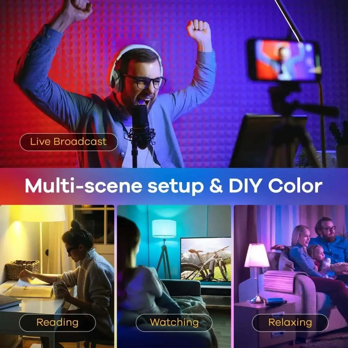 Linkind Matter Smart RGBTW Bulb - A19 Smart Light Bulbs