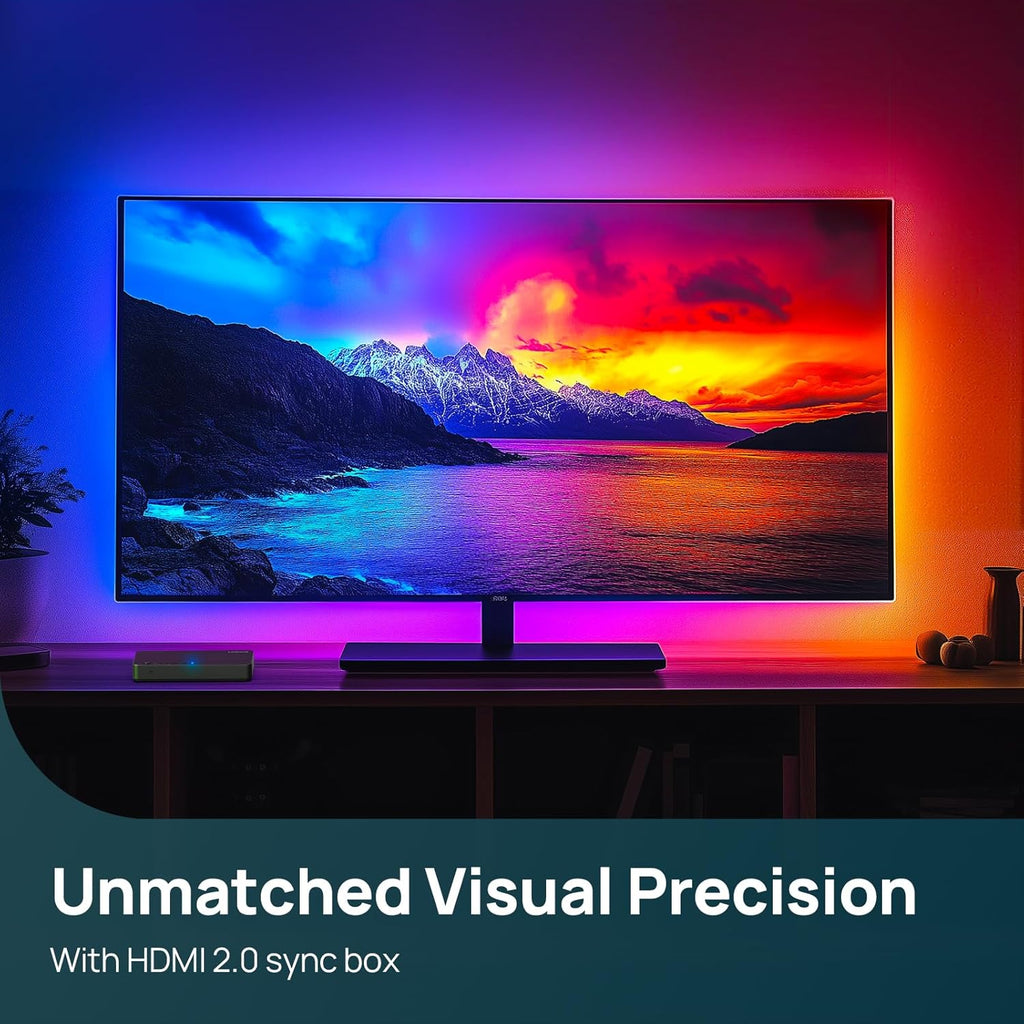 Linkind ET6 Smart TV Backlights with HDMI 2.0 Sync Box