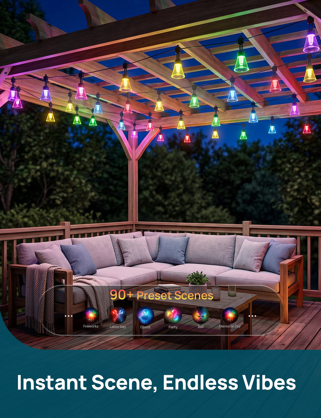 【Linkind Aura Smart Outdoor String Lights ST6PL】