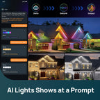 Linkind Smart Permanent Outdoor Lights 100ft