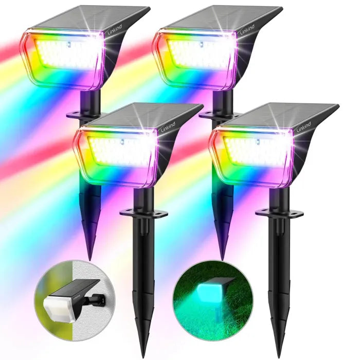 Linkind Color Changing Solar Spotlights SP004