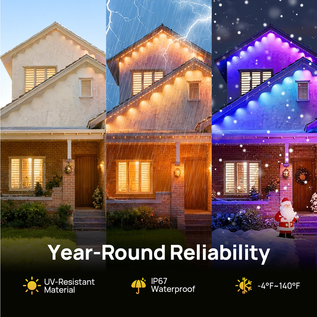 Linkind Smart Permanent Outdoor Lights 100ft