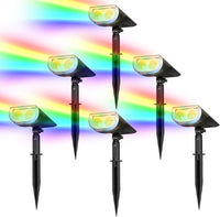 Linkind StarRayS Outdoor Solar Spotlights (350lm, 10LEDs, IP67 Waterproof, 90° Beam angle)