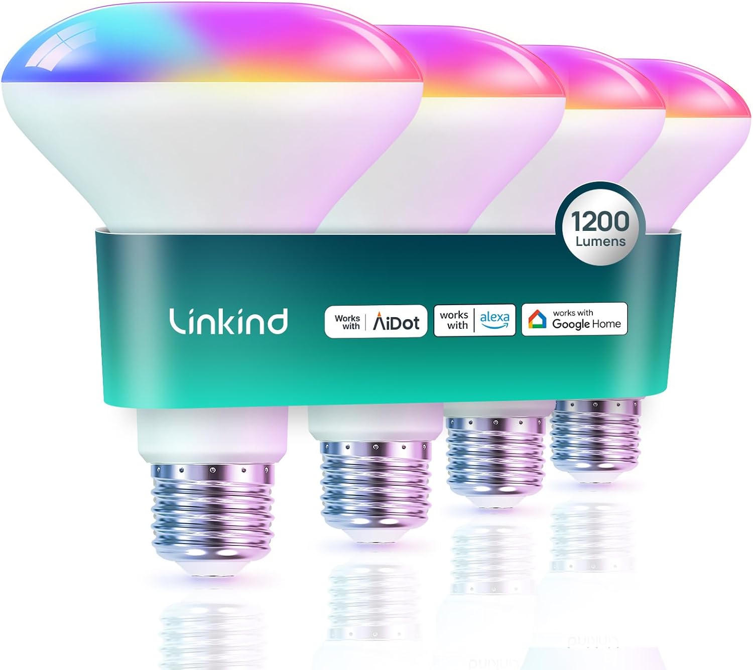 Linkind BR30 Smart Light Bulbs - 1200 lumens