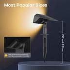 Linkind 60 LEDs Solar Spot Lights-Warm White