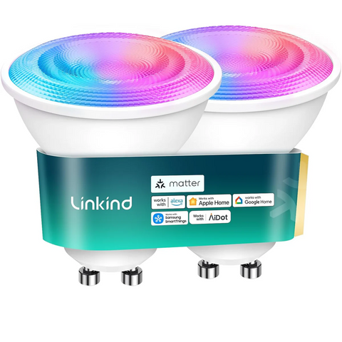 Linkind GU10 Matter Smart Light Bulbs