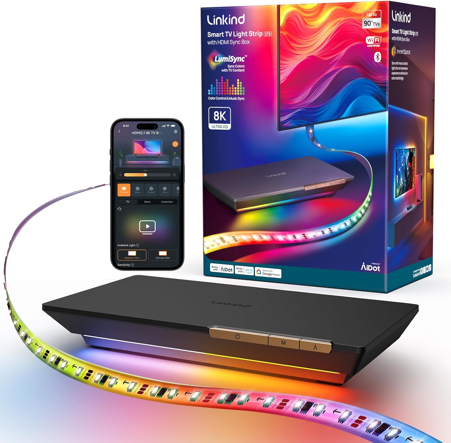 海外製 スタートレック TVライト テレビライト Amazon.com: DeckTok TV LED Backlight 15.5ft - TV Lights That