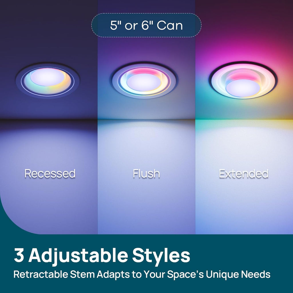 Linkind Aura Matter BR30 Smart Light Bulbs