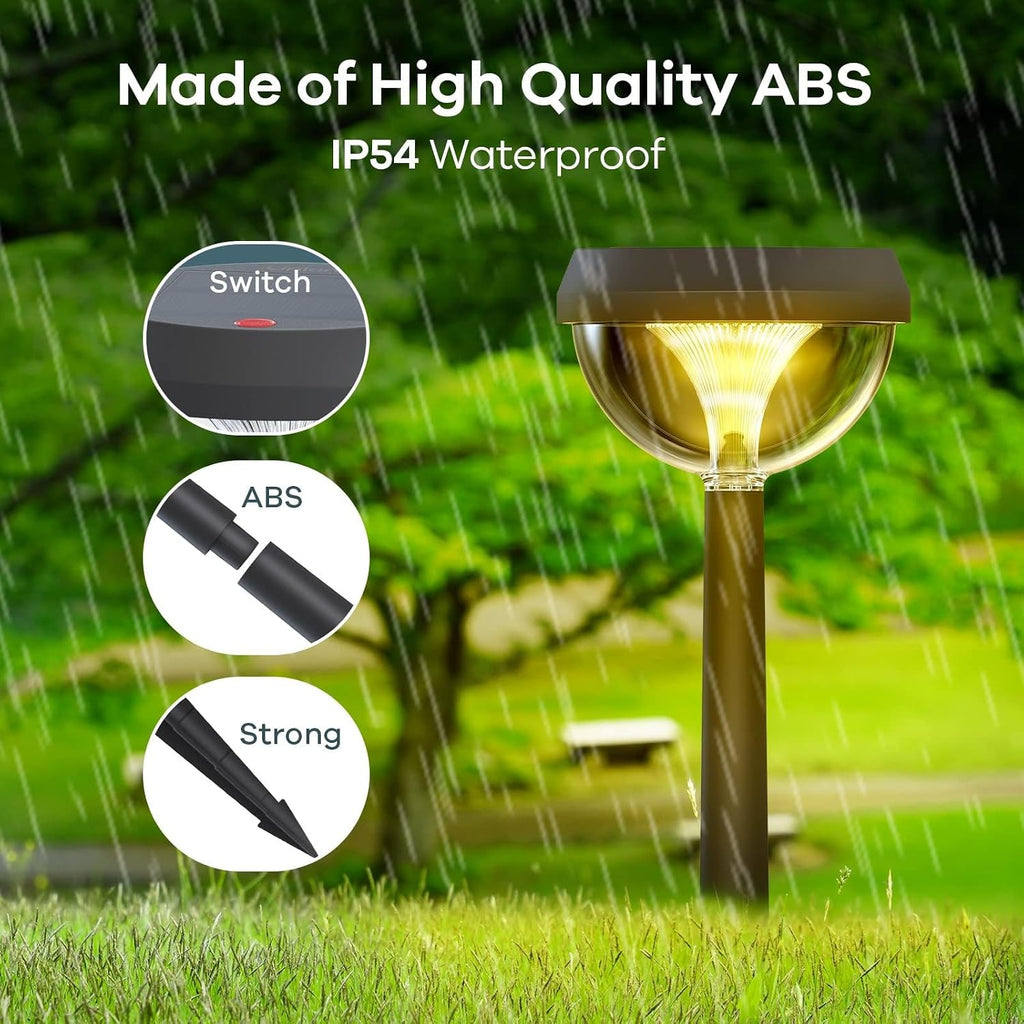 Linkind SP3 Solar Pathway Lights (200lm, Auto On/Off, IP54 Waterproof)