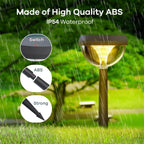 Linkind SP3 Solar Pathway Lights (200lm, Auto On/Off, IP54 Waterproof)