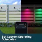 Linkind SL5C Smart Outdoor Solar Spotlight (150lm, App&Voice Control, 16 Million Color, IP67 Waterproof)