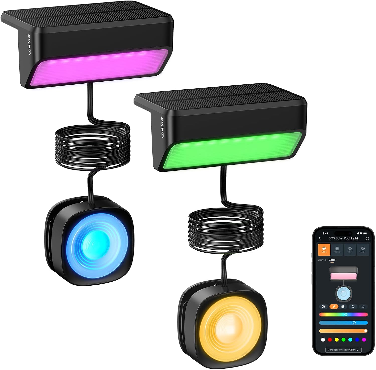 Linkind SO5 Smart Solar Pool Lights