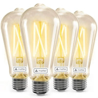 Linkind  Matter Smart Edison Light Bulbs ST19 - 800 lumens
