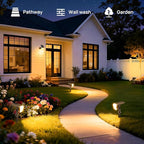 Linkind 60 LEDs Solar Spot Lights-Warm White