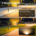 Linkind 60 LEDs Solar Spot Lights-Warm White