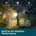 Linkind Smart Solar Lights Outdoor Waterproof SL6C(App&Voice Control, 16 Million Color, IP66 Waterproof)