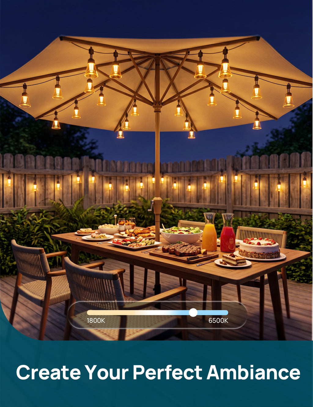 【Linkind Aura Smart Outdoor String Lights ST6PL】