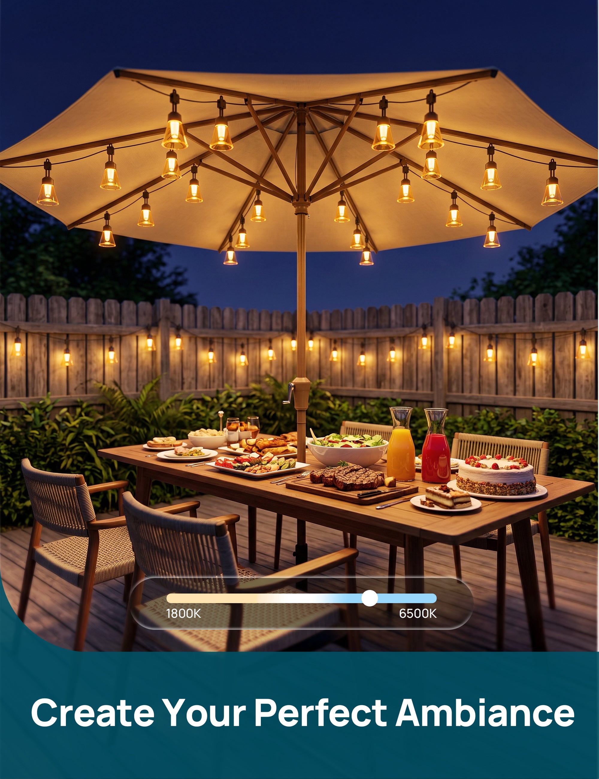 【Linkind Aura Smart Outdoor String Lights ST6PL】