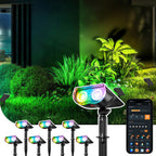 Linkind SL5C Smart Solar Spotlight - RGB & Tunable White Landscape Light