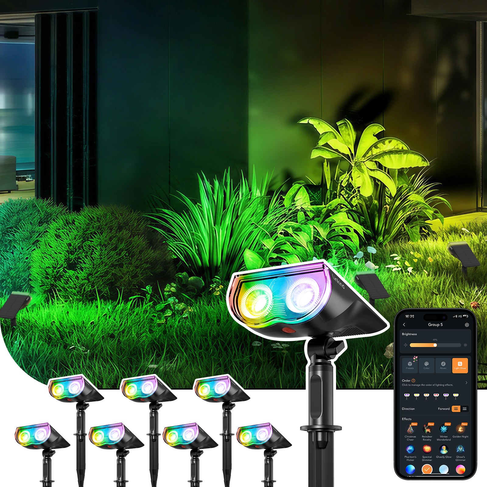 Linkind SL5C Smart Outdoor Solar Spotlight