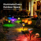 Linkind SP6 Smart Solar Pathway Lights,Engineered for Long-Term Outdoor Performance(5 Built-in Light Patterns, App&Voice Control, 16 Million Color)