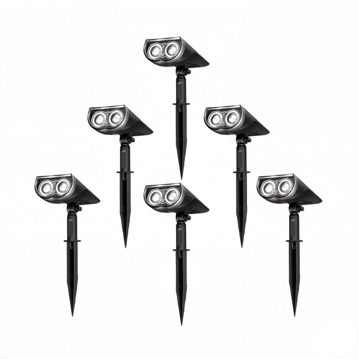 Linkind StarRayS Outdoor Solar Spotlights (350lm, 10LEDs, IP67 Waterproof, 90° Beam angle)