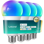 Linkind Matter Smart RGBTW Bulb - A21 Smart Light Bulbs