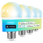 Linkind Matter Smart CCT Bulb - A19 Smart Light Bulbs (800lm)