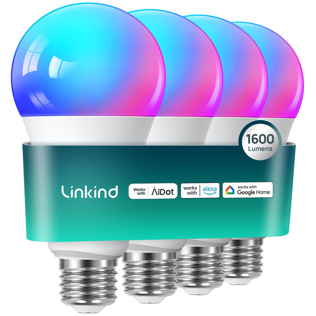 Linkind A21 Smart Light Bulbs - 1600 lumens
