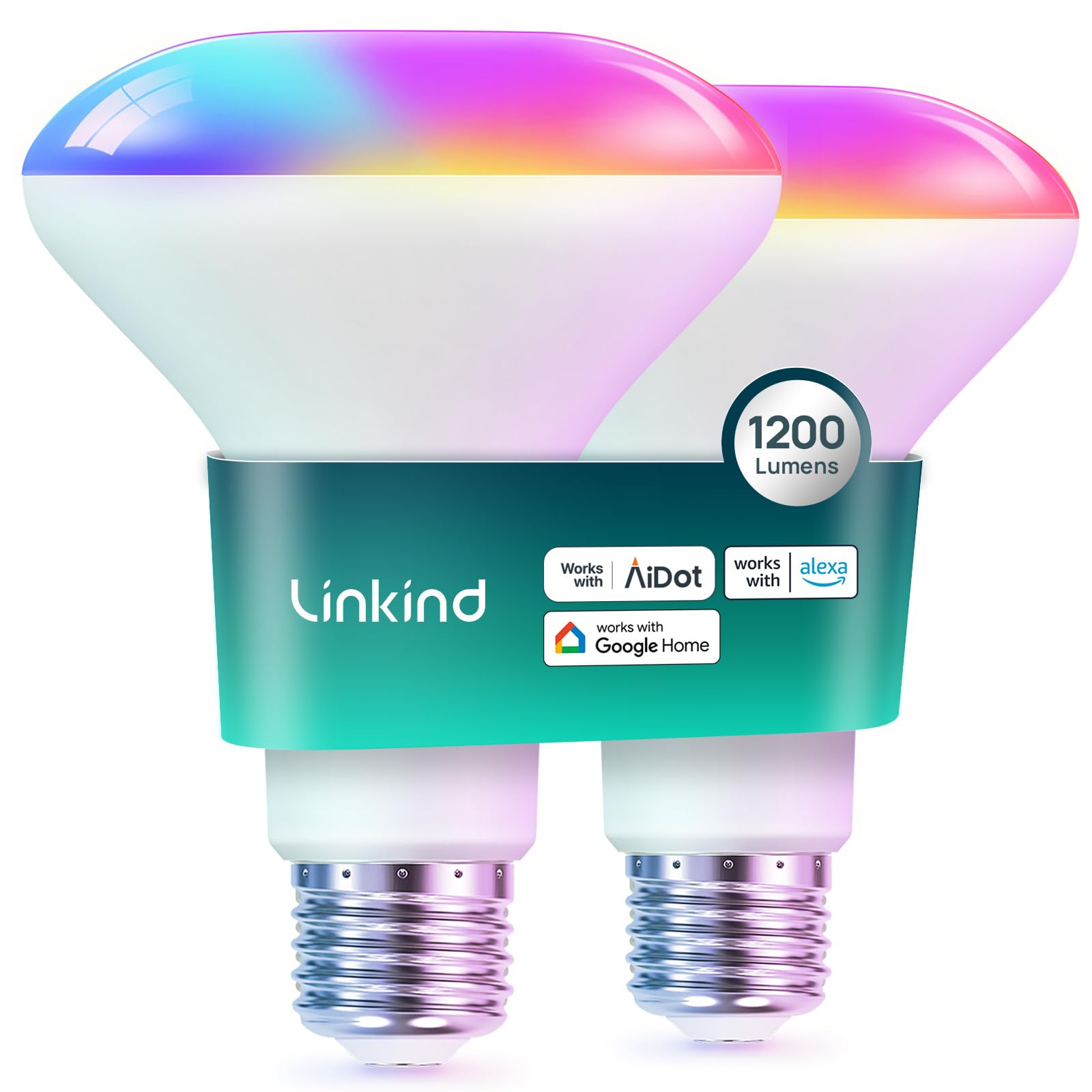 Linkind BR30 Smart Light Bulbs - 1200 lumens
