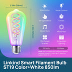 Linkind Matter Smart Filament Bulb ST19