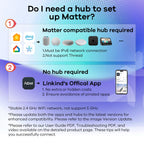 Linkind Matter Smart RGBTW Bulb - BR30 Smart Light Bulbs