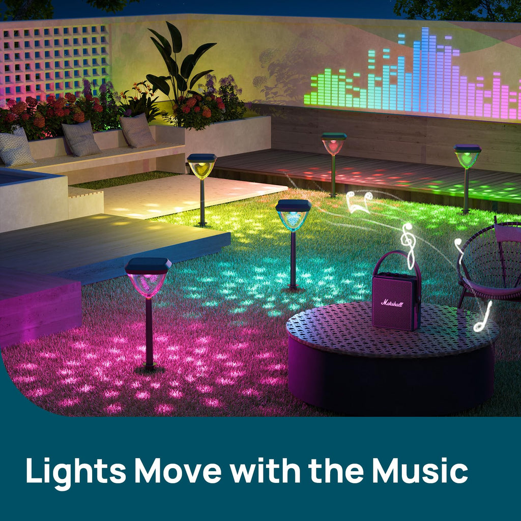 Linkind SP6C Smart Solar Pathway Lights