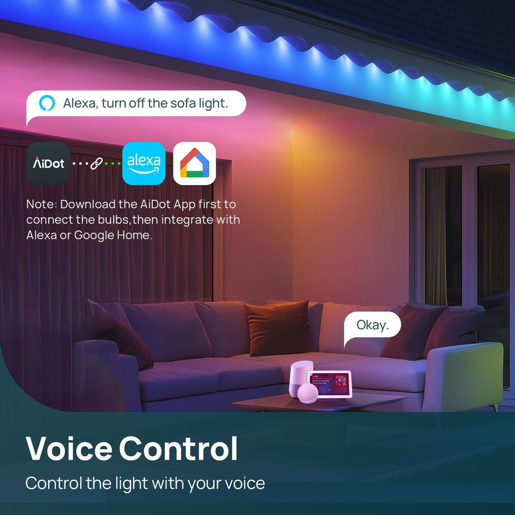 Linkind BR30 Smart Light Bulbs - 1200 lumens